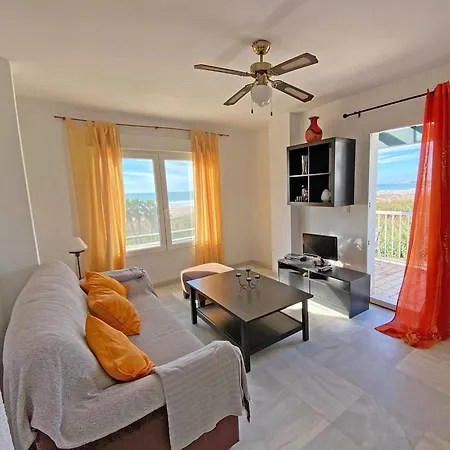 Apartment Santa Barbara B Front With Terrace, Sea View In And Garage In Conil
